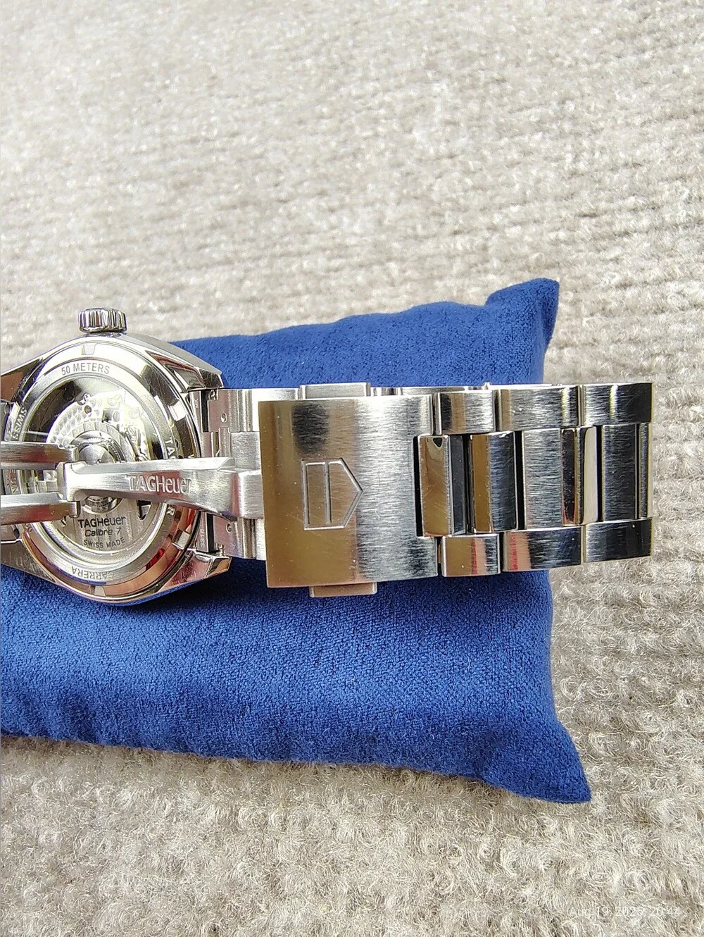 Ladies TAG Heuer Carrera Date Automatic 36mm, Pink Calibre 7 Ref. WBN2313.BA0001
